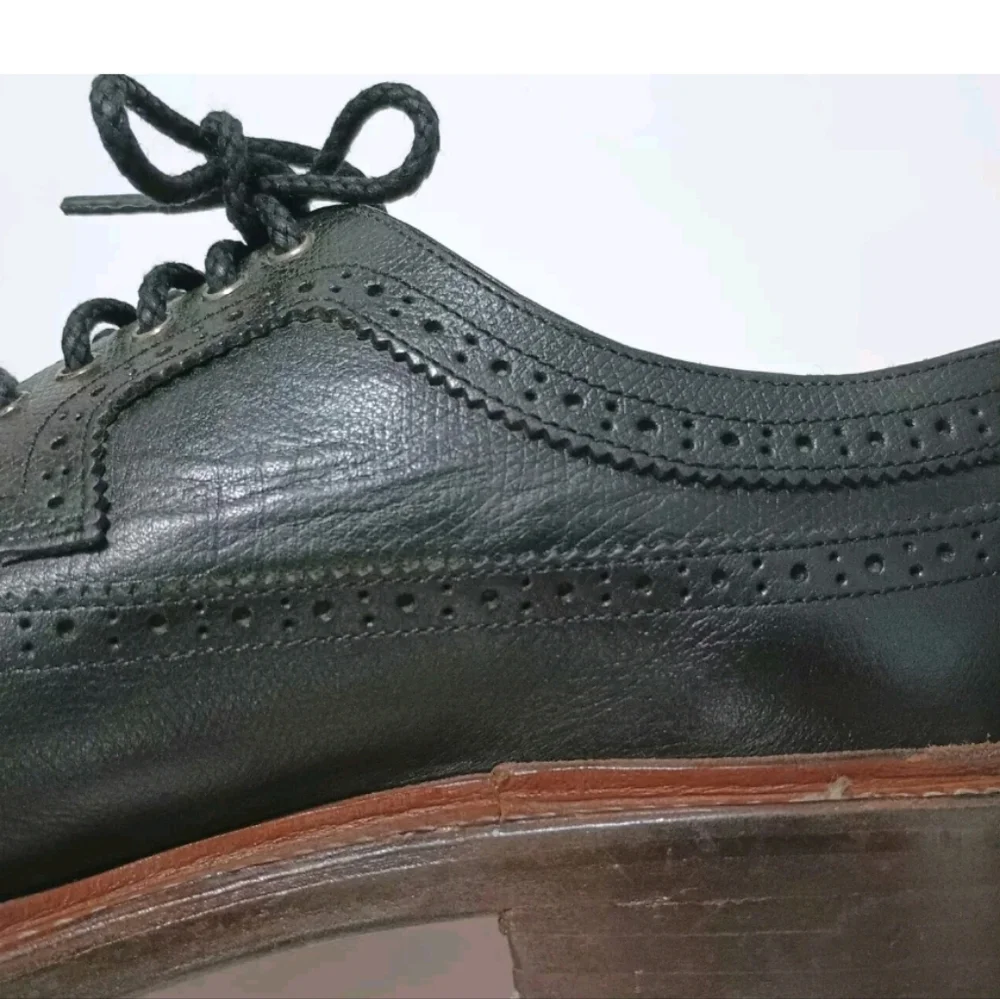 GRENSON Men's Black Shoes Size 9